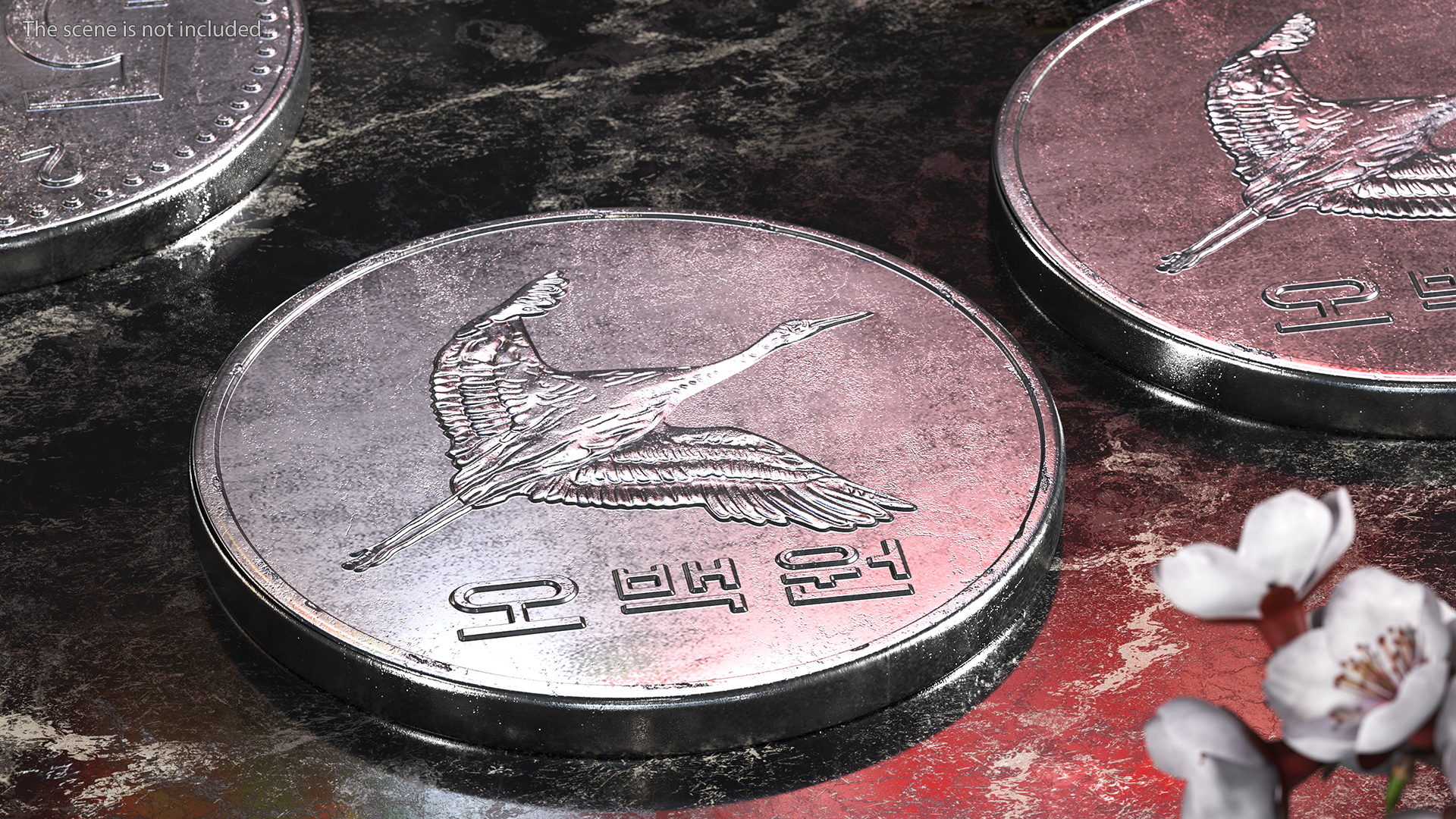 South Korea 500 Won 2006 Coin 3D model