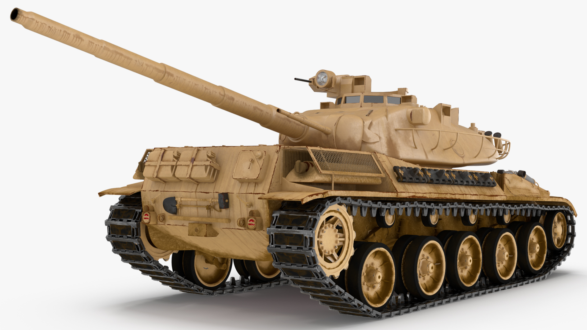 3D Amx-30 French Army Main Battle Tank Rigged for Maya