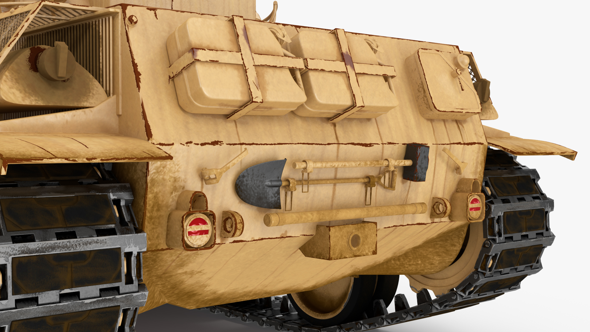 3D Amx-30 French Army Main Battle Tank Rigged for Maya