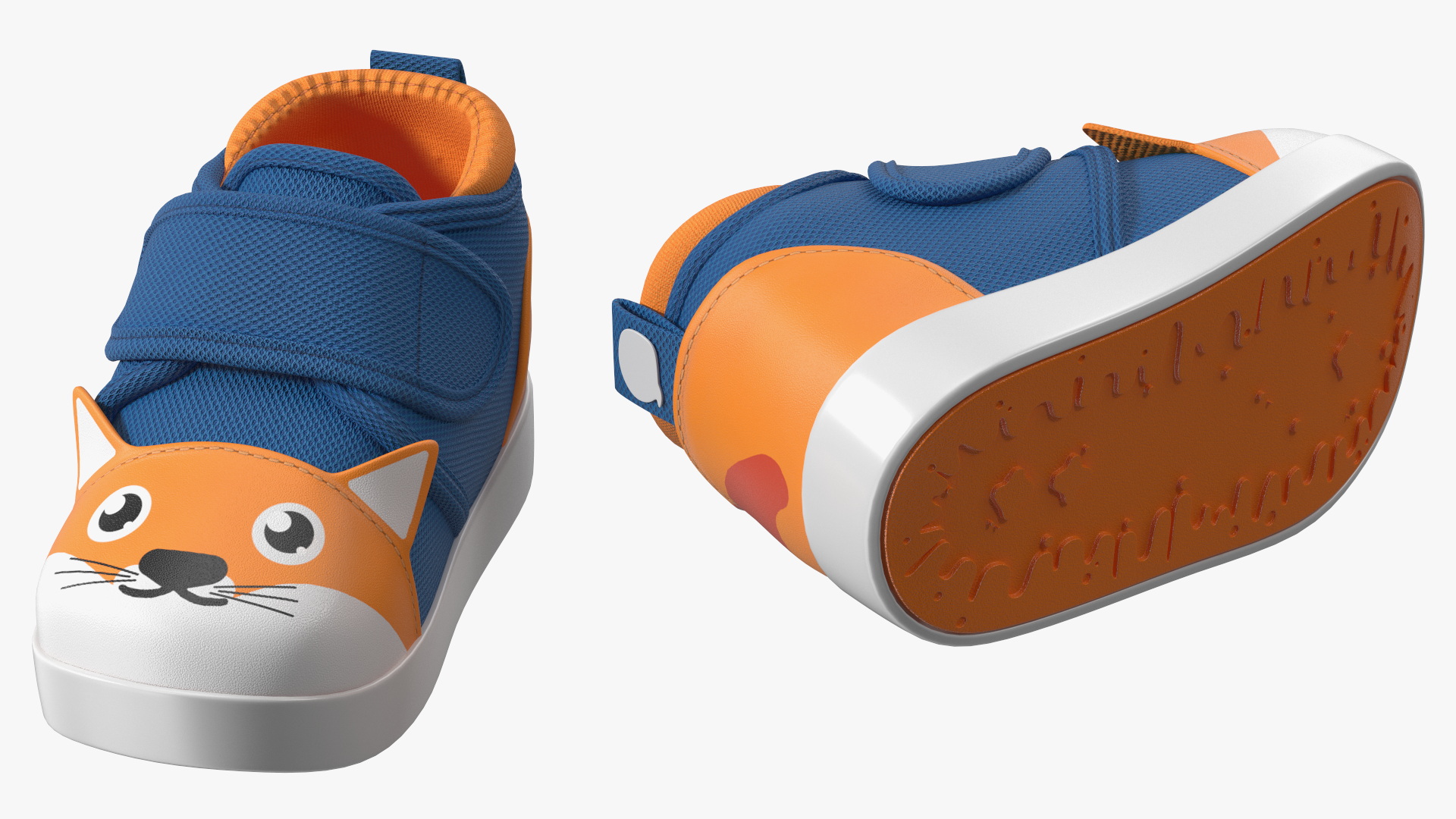 3D Fox Infant Shoes