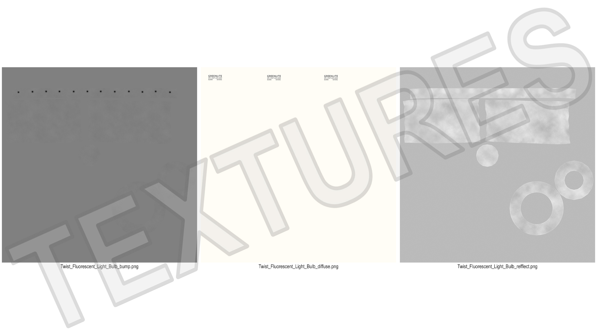 3D Twist Fluorescent Light Bulb model