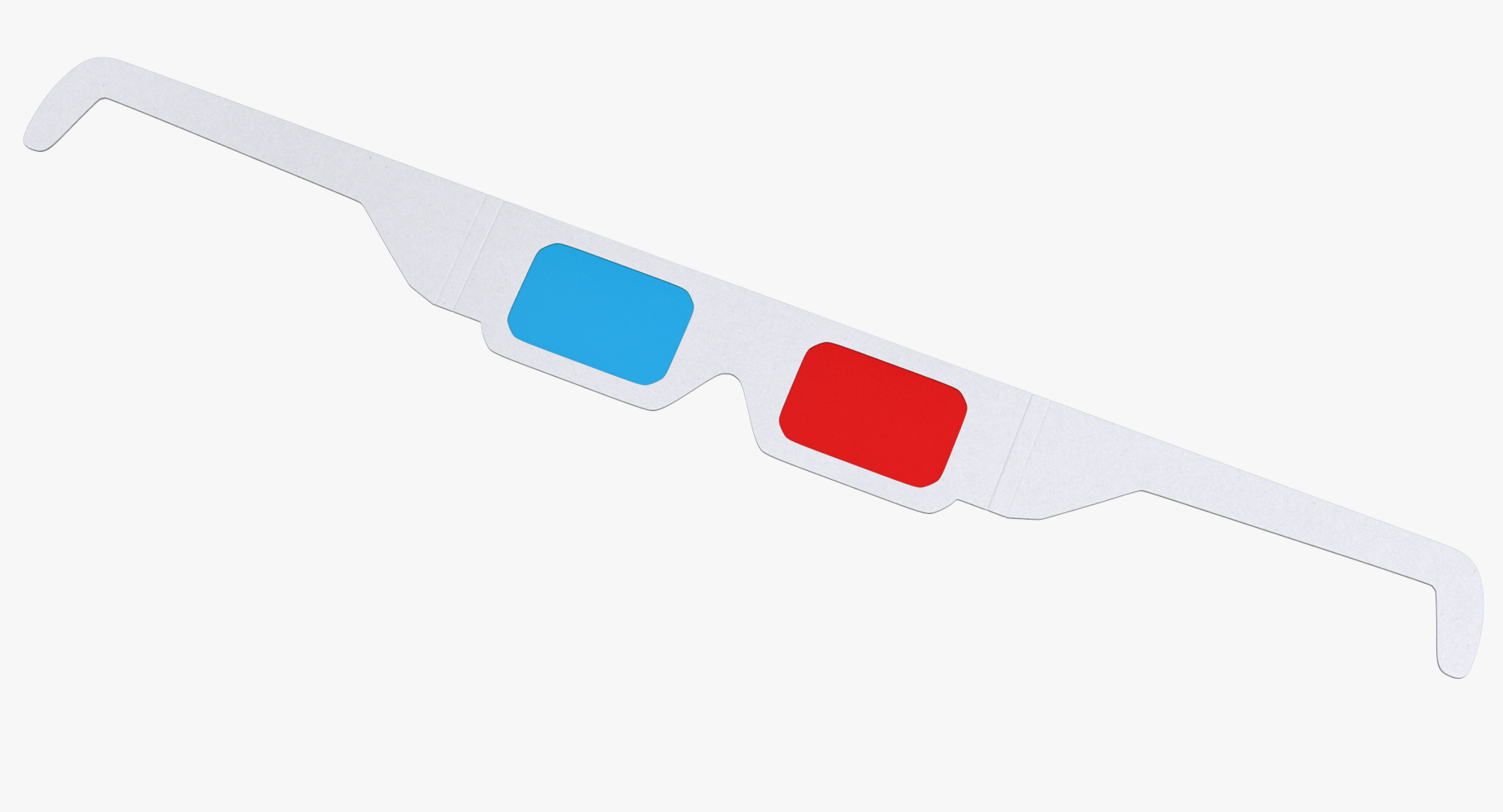 3D Disposable Red Cyan Paper 3D Glasses