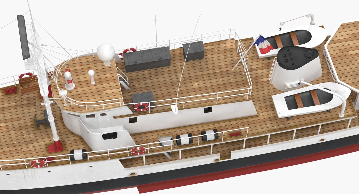 3D Research Vessel Calypso model