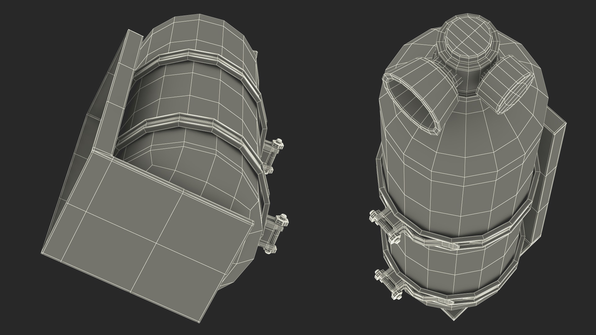 3D model Oxygen Cylinder