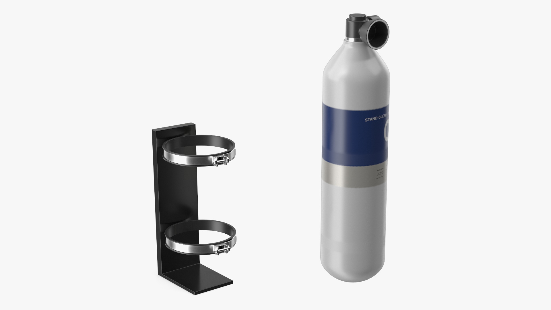 3D model Oxygen Cylinder