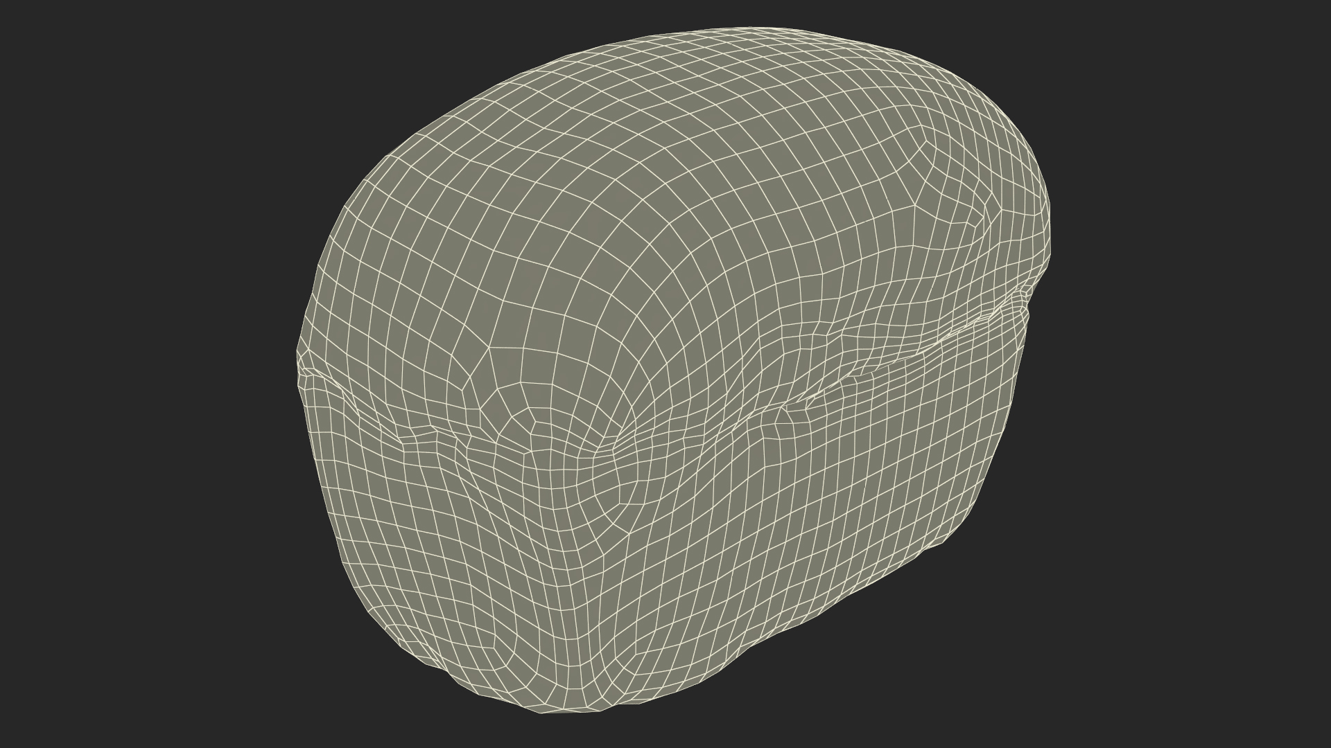 3D Loaf of Bread model