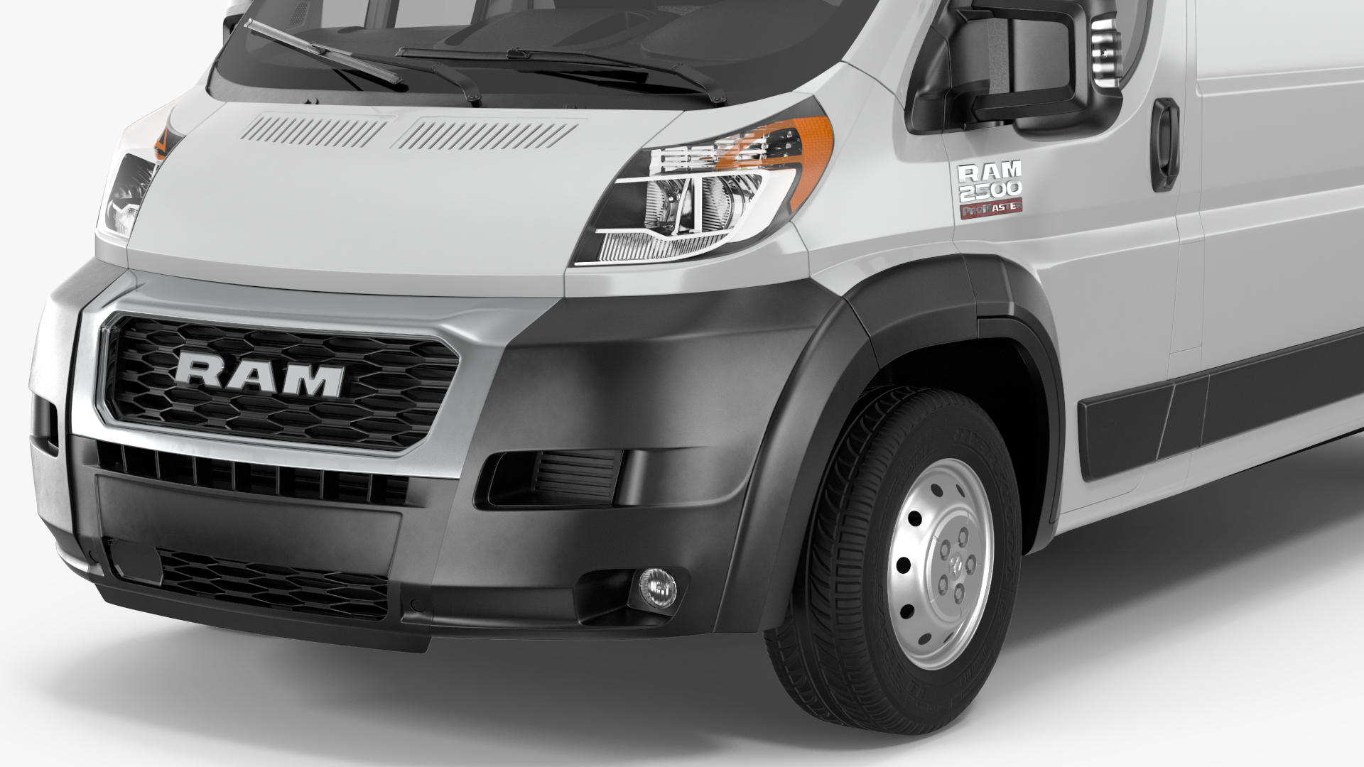 2022 RAM Promaster 159 Rigged 3D model