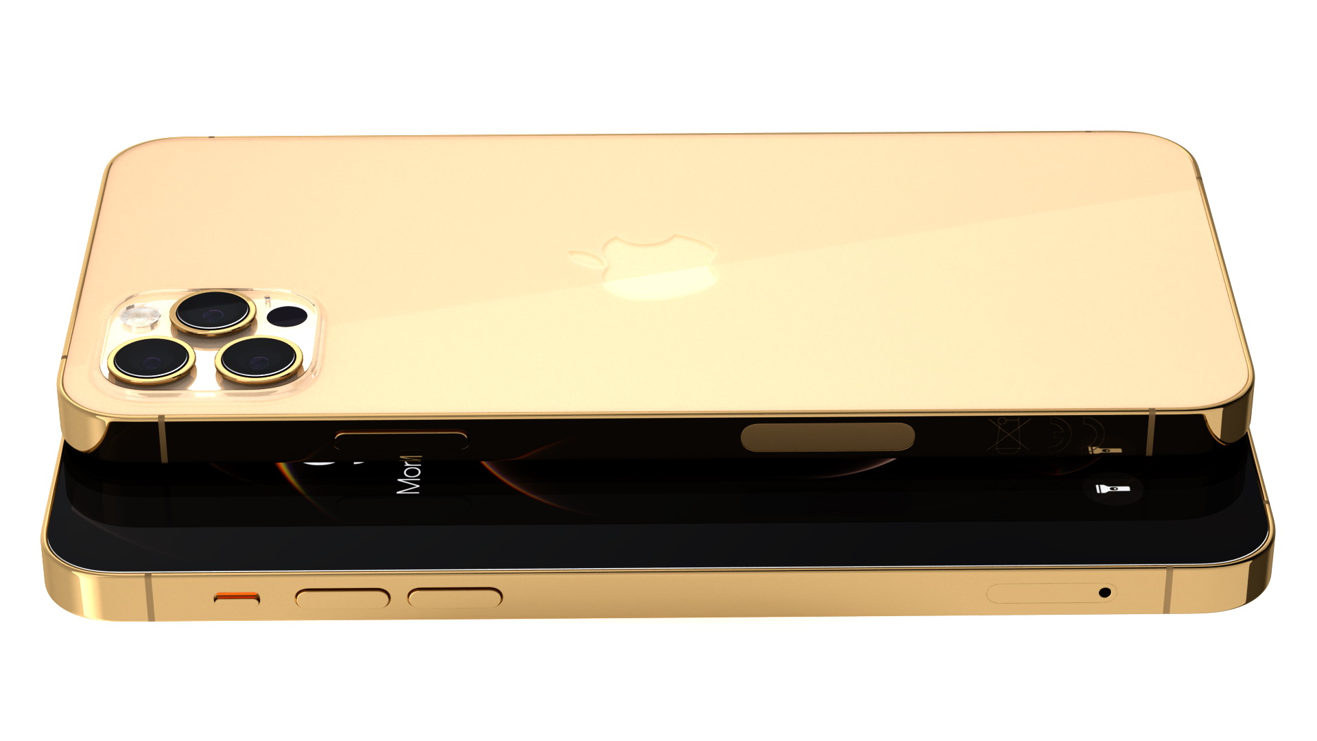 3D Apple iPhone 12 Pro Max Gold model