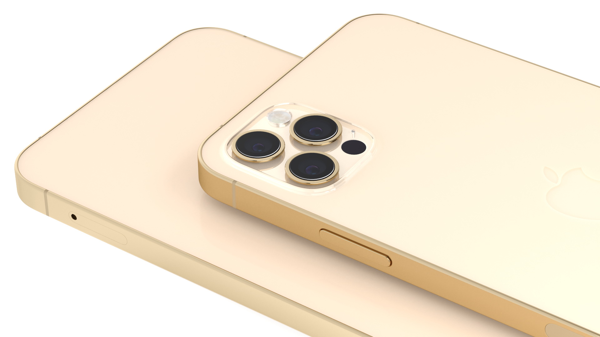 3D Apple iPhone 12 Pro Max Gold model