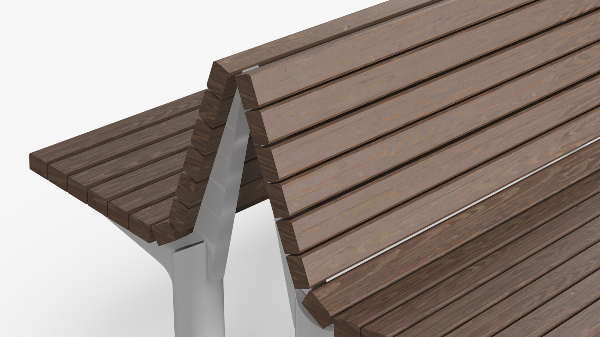 3D Double Sided Bench model