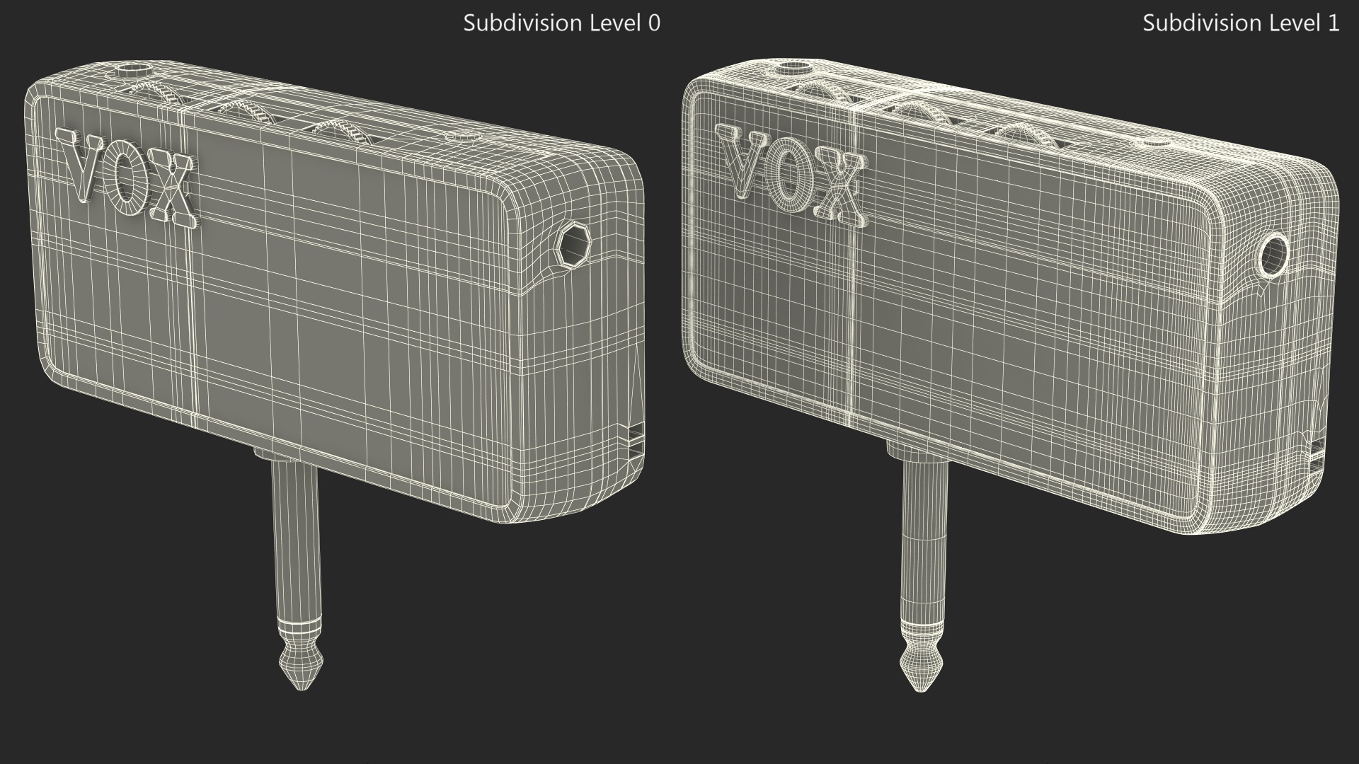 3D model Mini Headphone Amp VOX Classic Rock