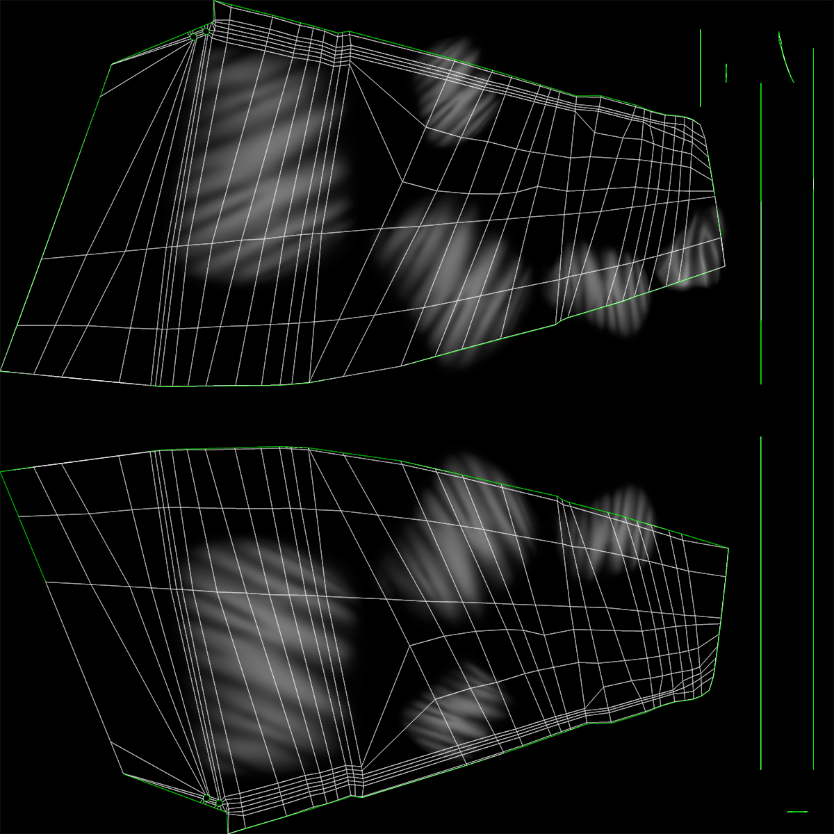 Windsurf Mast and Sail 3D