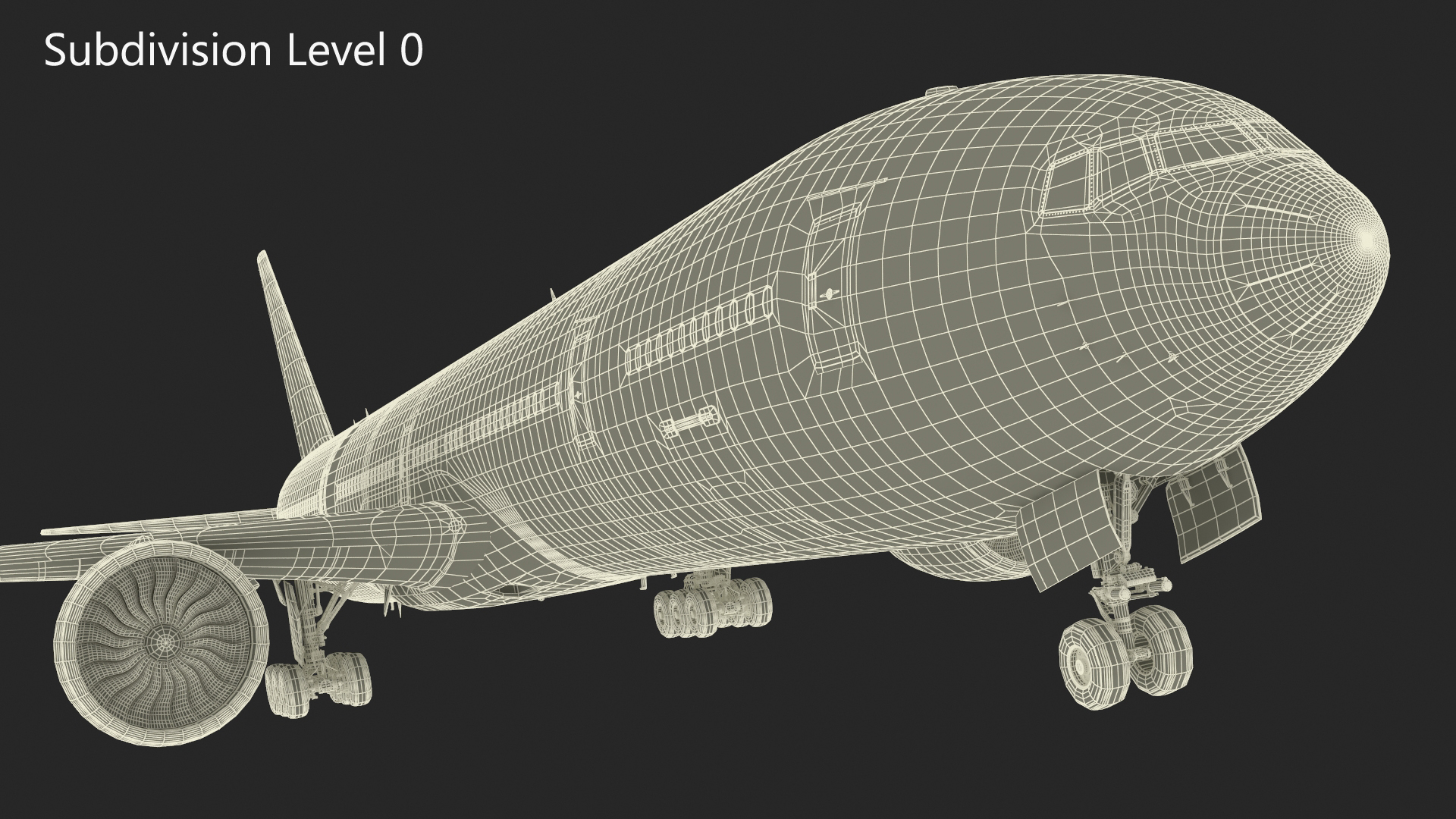 3D Boeing 777 British Airways Rigged model