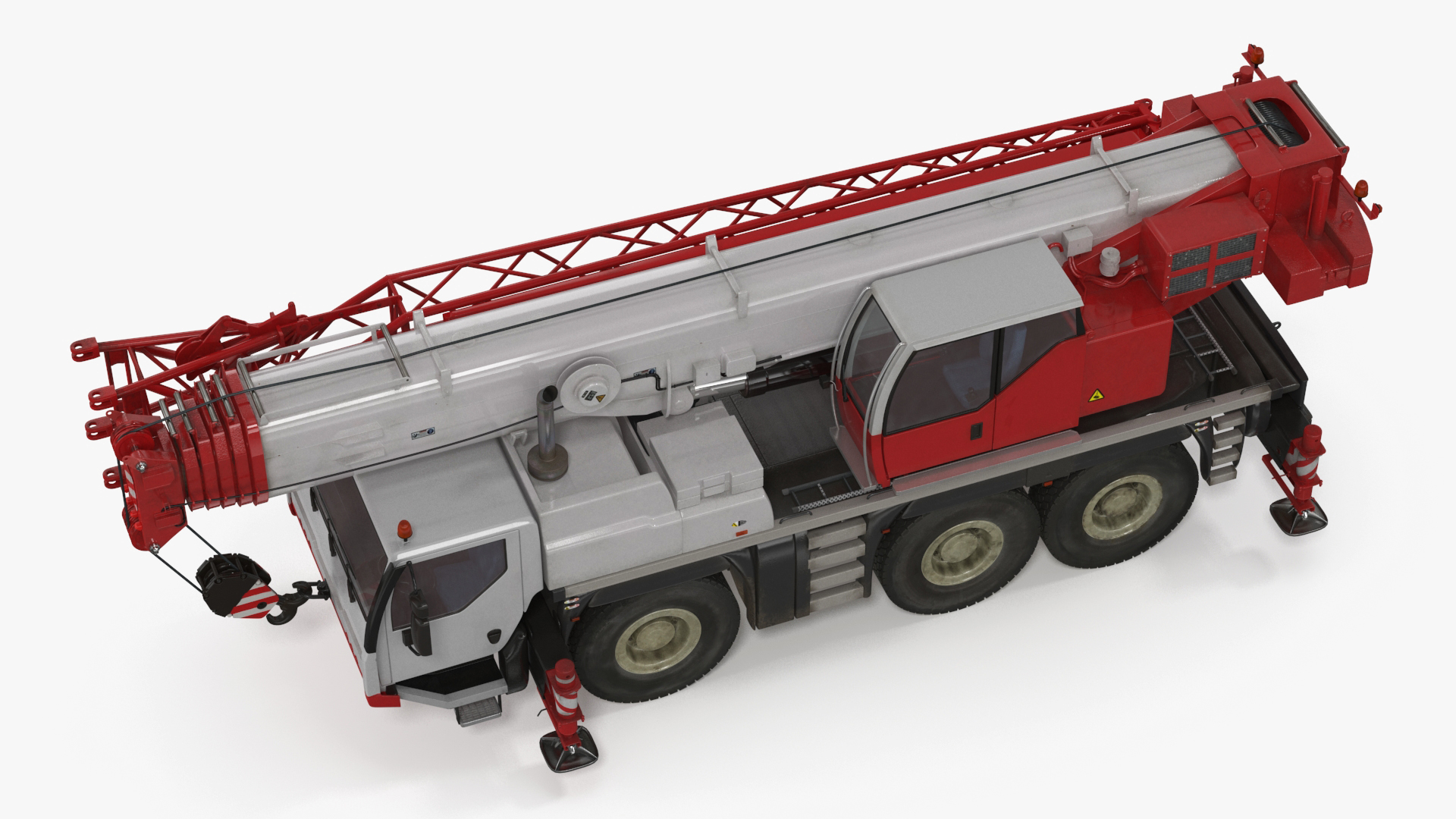 3D Mobile Crane Truck model