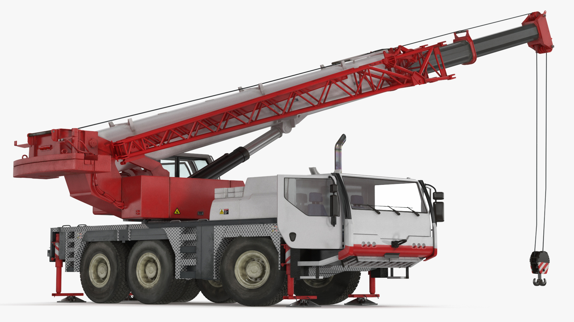 3D Mobile Crane Truck model