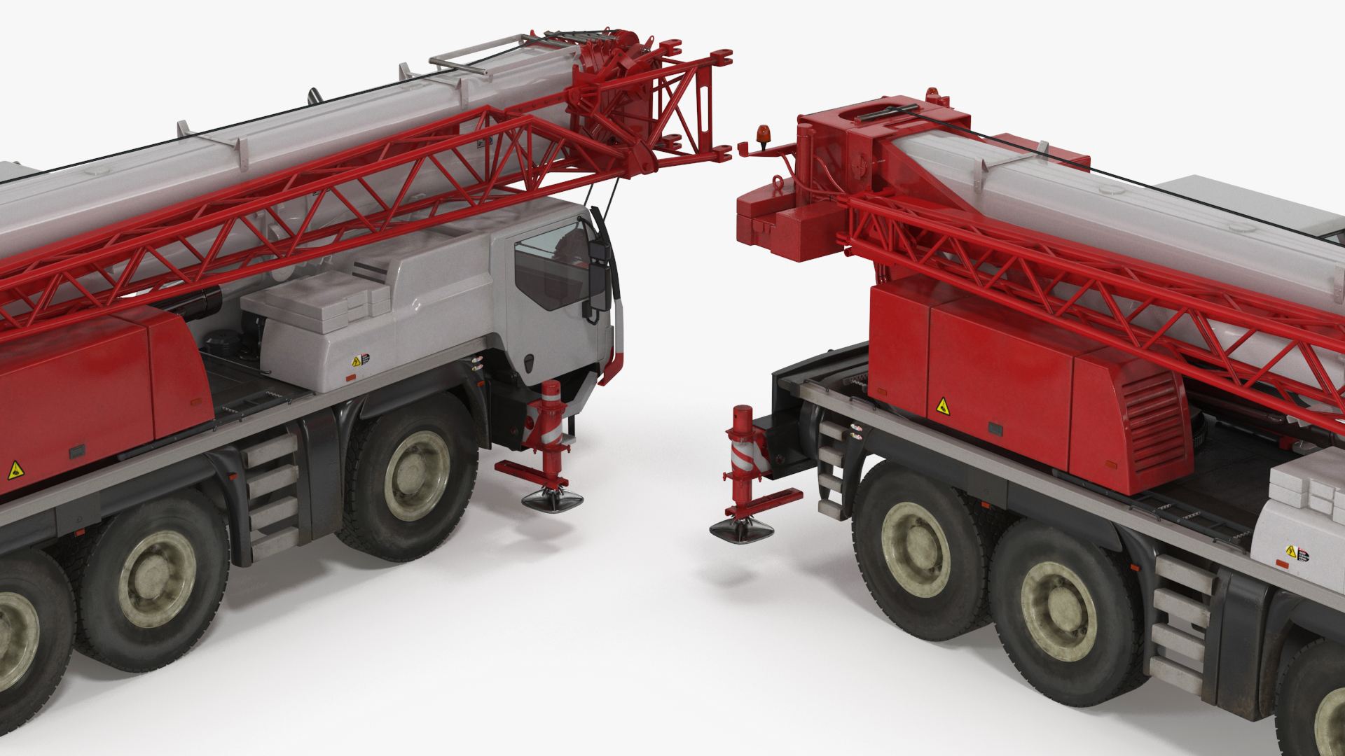 3D Mobile Crane Truck model