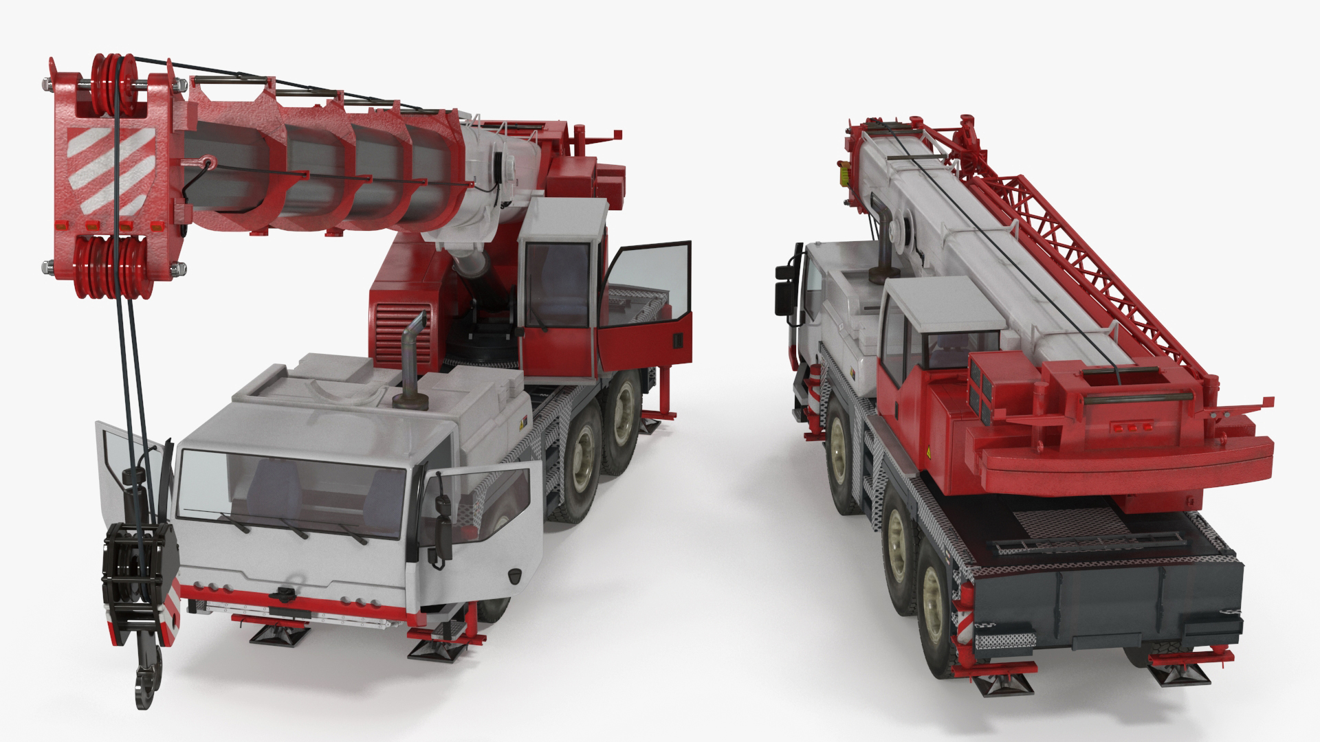 3D Mobile Crane Truck model