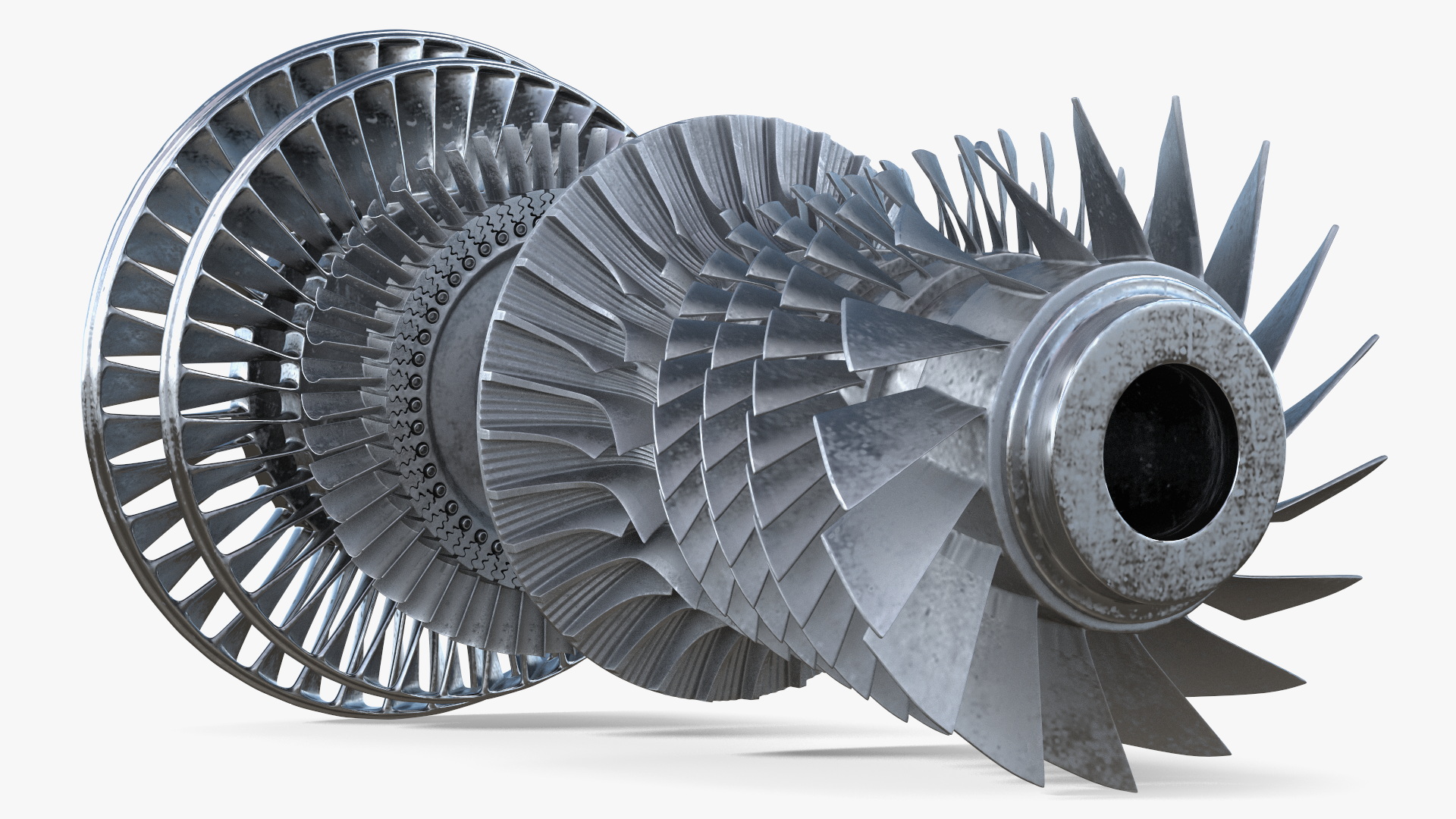 Steam Turbine for Power Generation 3D model