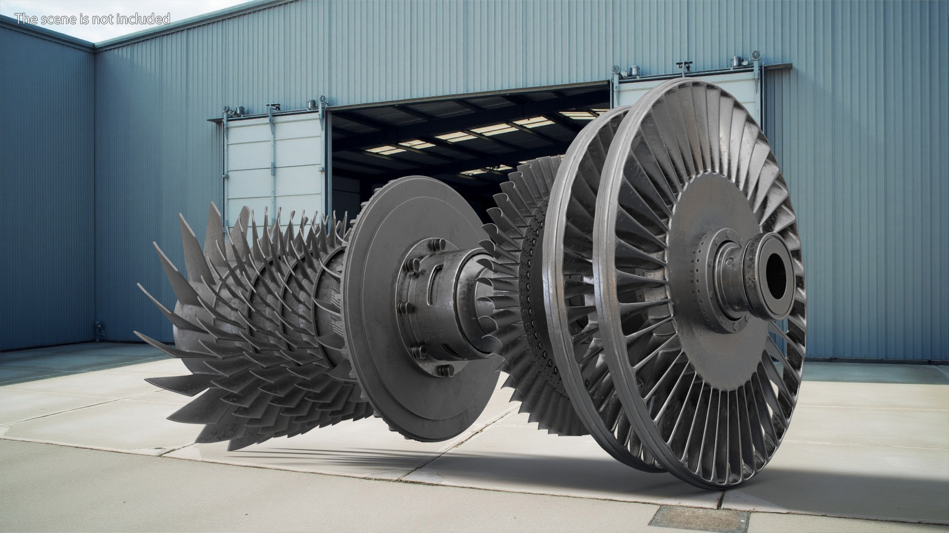 Steam Turbine for Power Generation 3D model