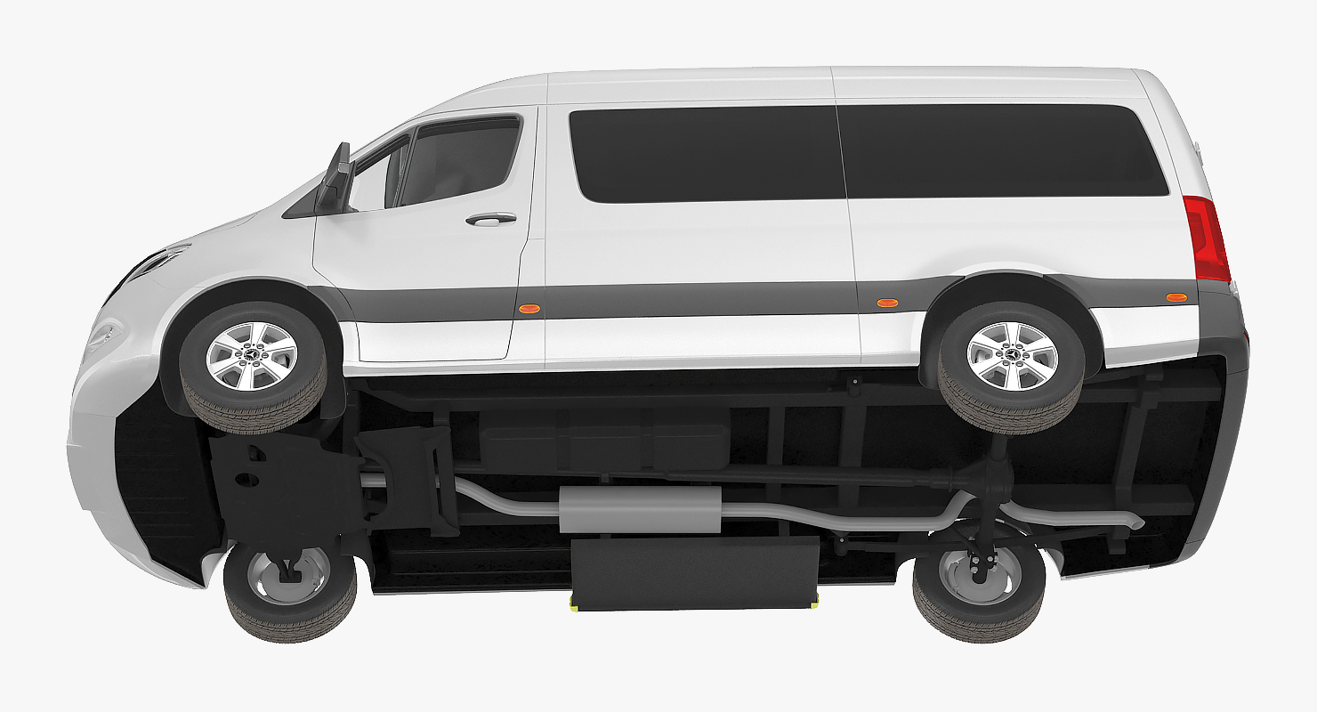 3D Mercedes Sprinter Tourer 2019 Rigged