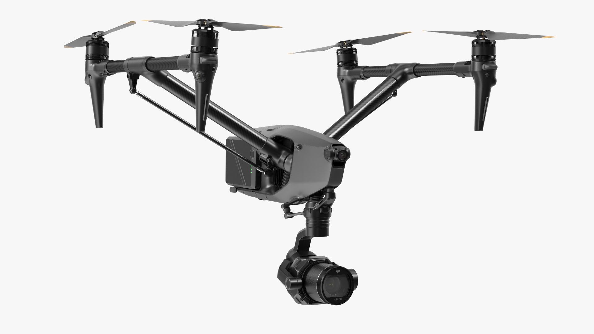 3D Drone DJI Inspires model