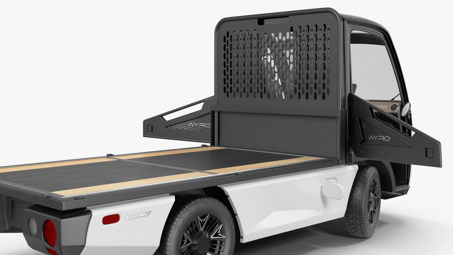 3D AYRO Vanish Electric Mini Truck Flatbed Rigged