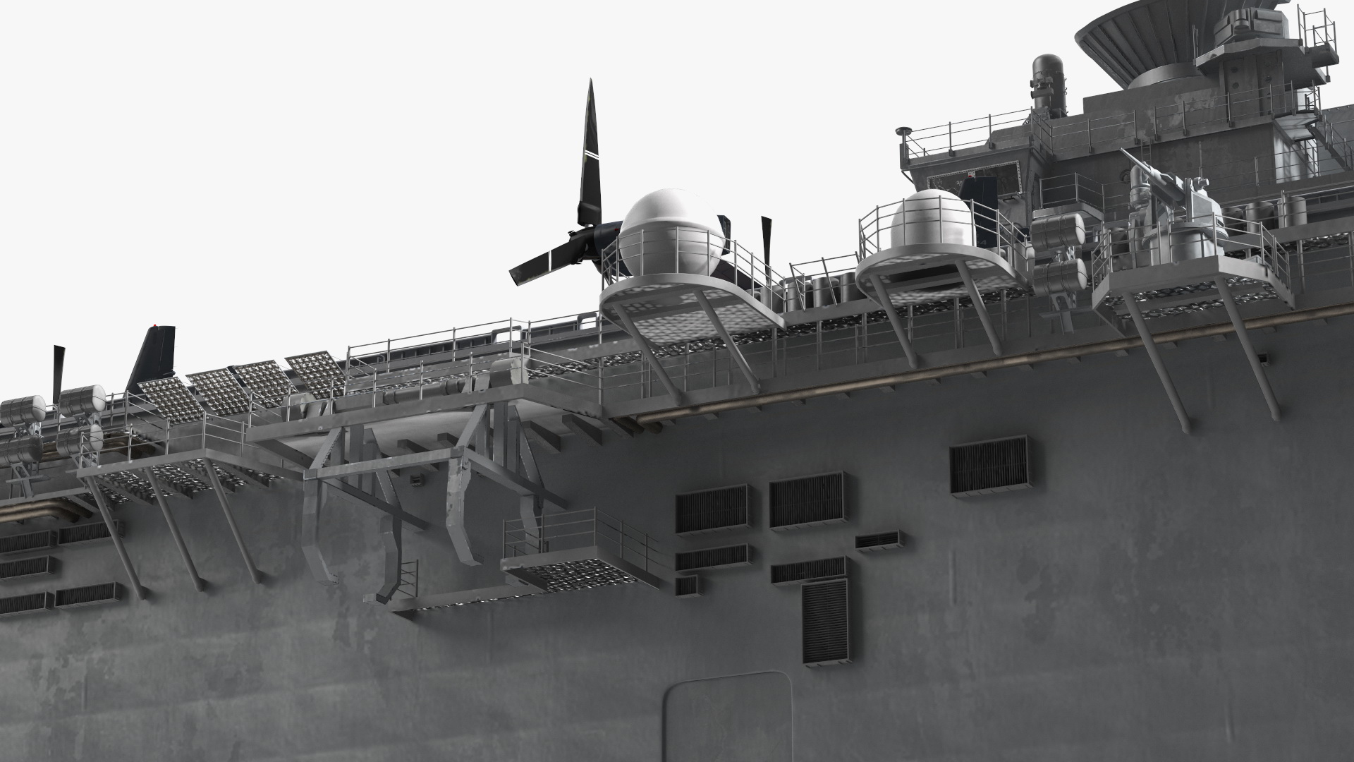 USS America LHA 6 with Aircrafts 3D