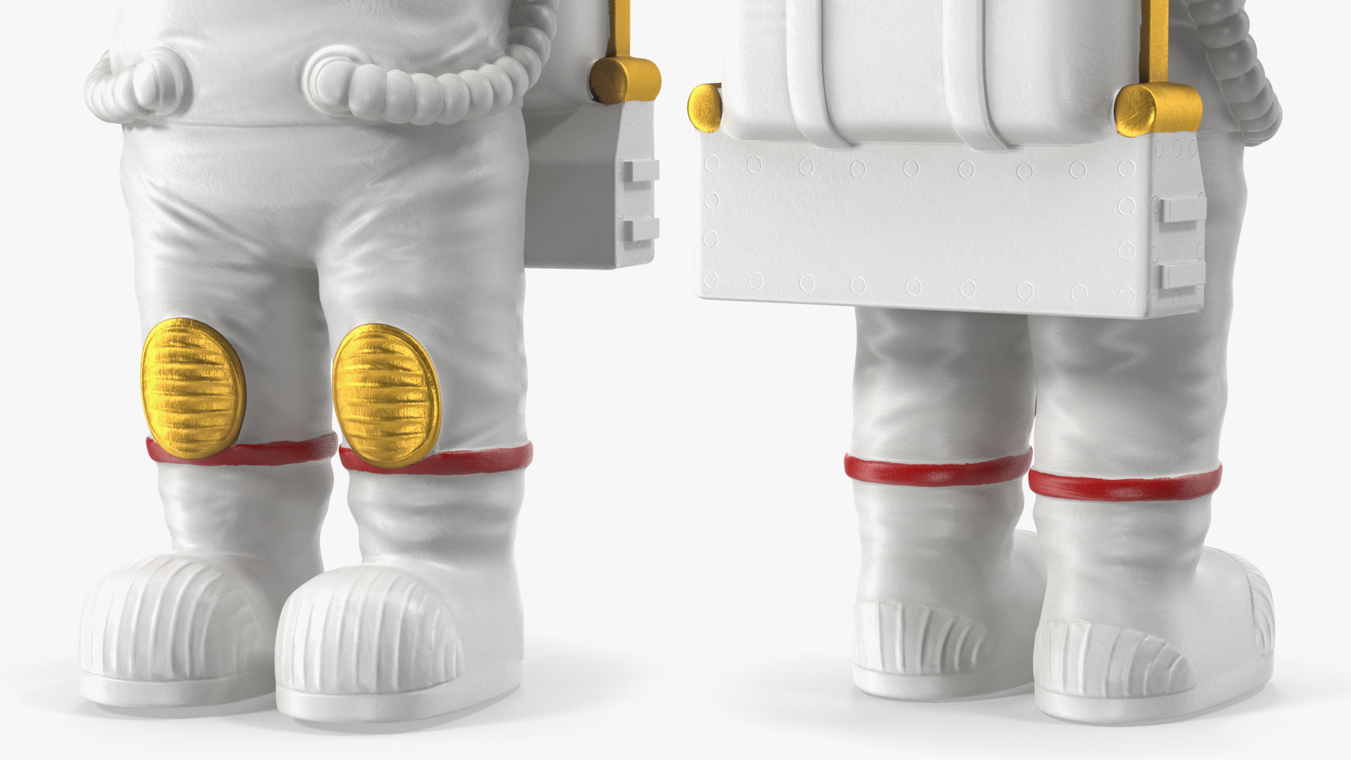 3D Astronaut Toy Character White Rigged