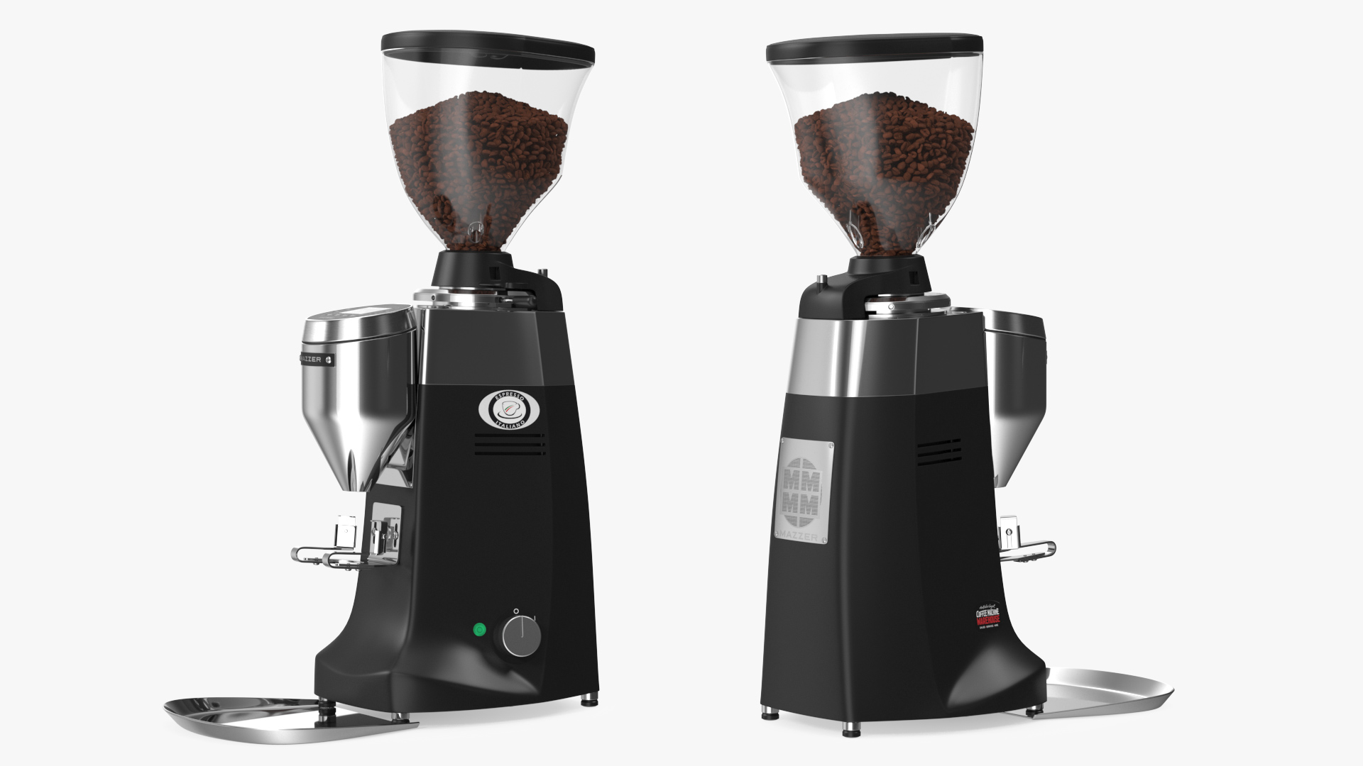 3D Mazzer Robur S Electronic Grinder with Coffee Beans