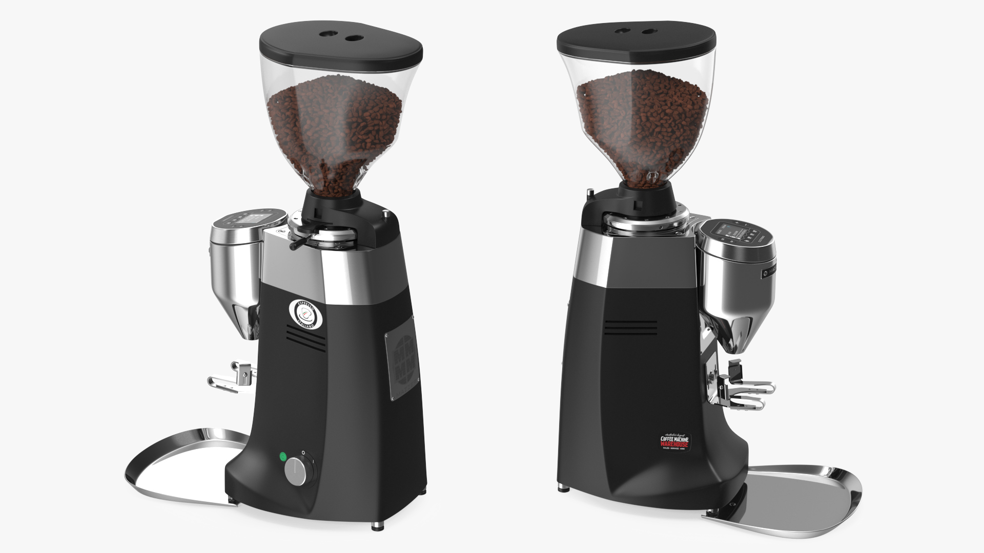 3D Mazzer Robur S Electronic Grinder with Coffee Beans