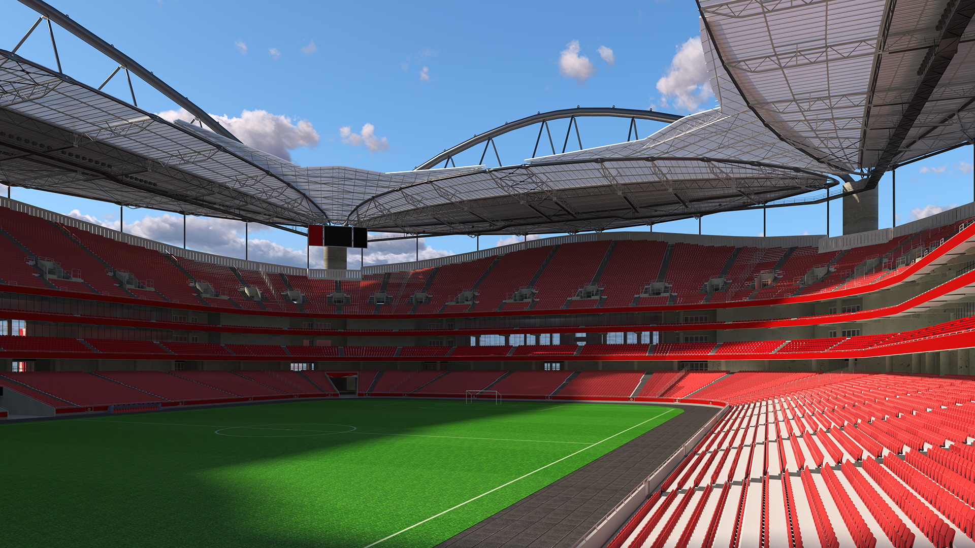 3D Sports Soccer Stadium