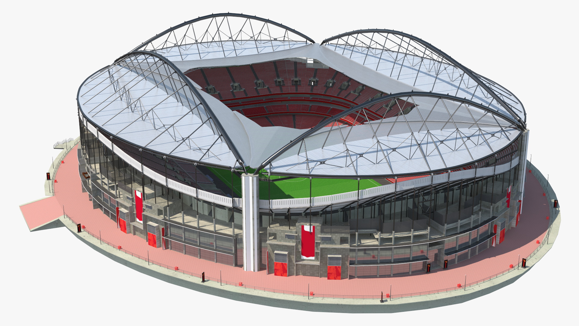 3D Sports Soccer Stadium