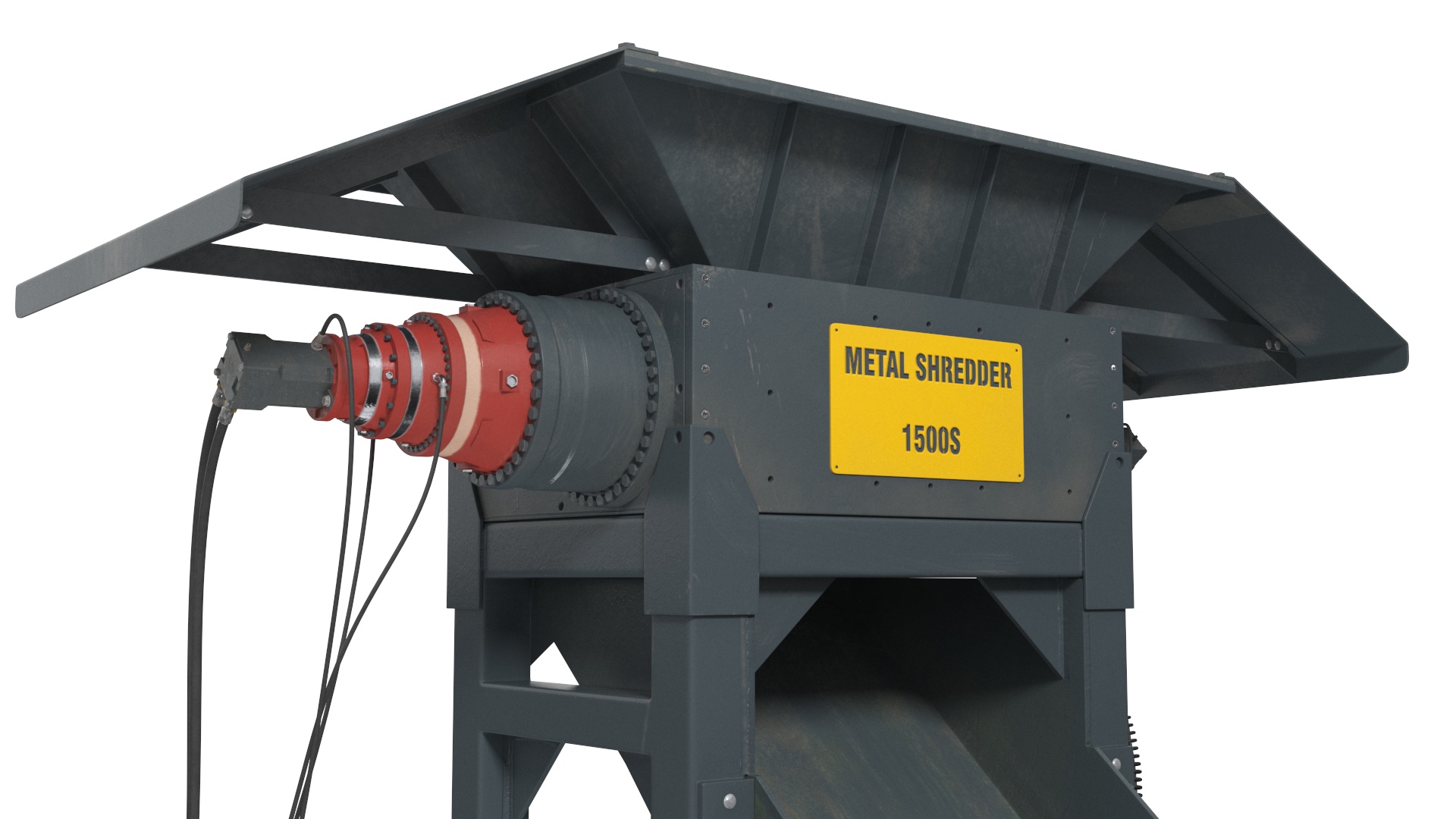 3D model Industrial Metal Shredder