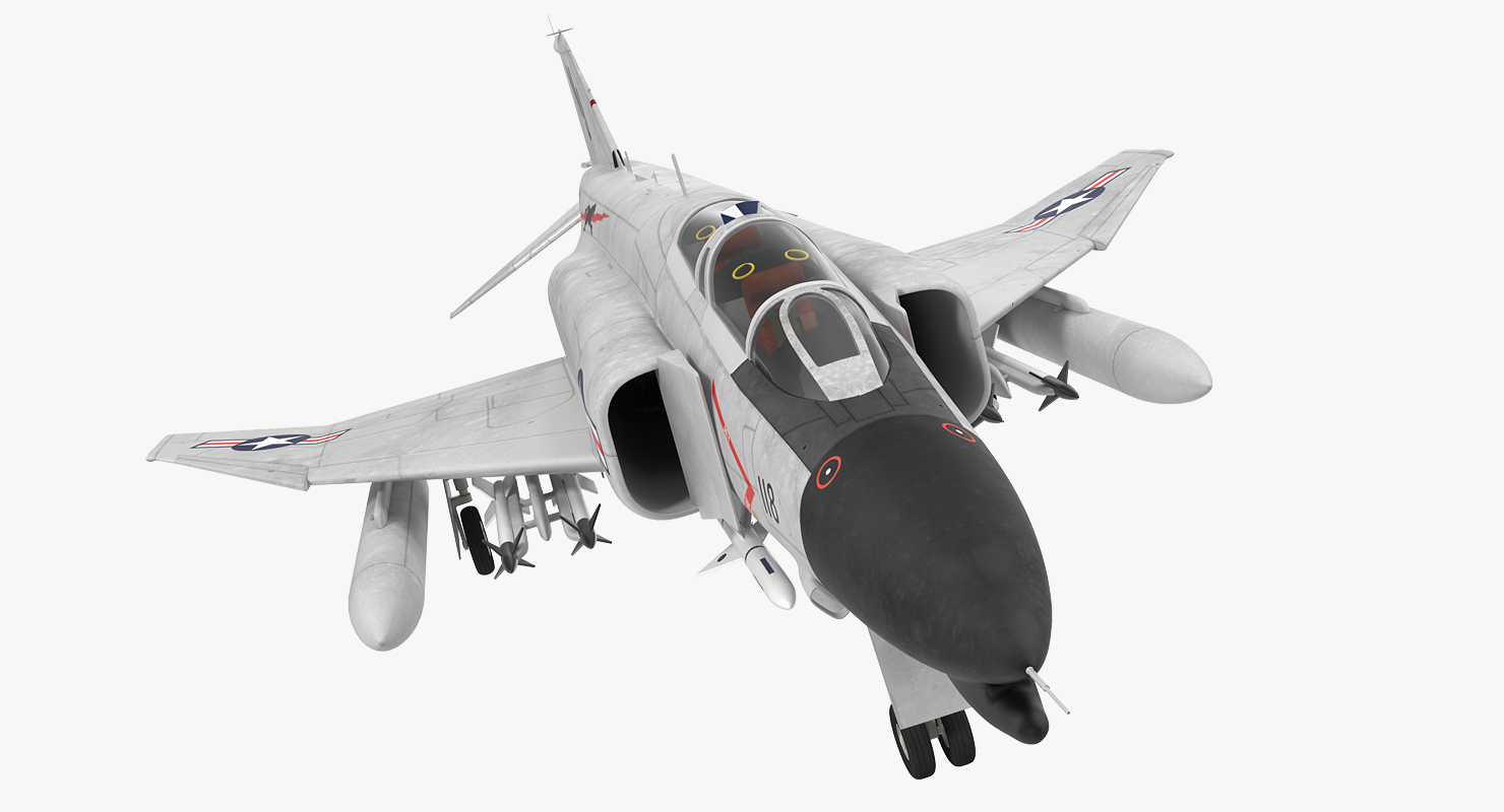 F 4 Phantom II US Navy 3D