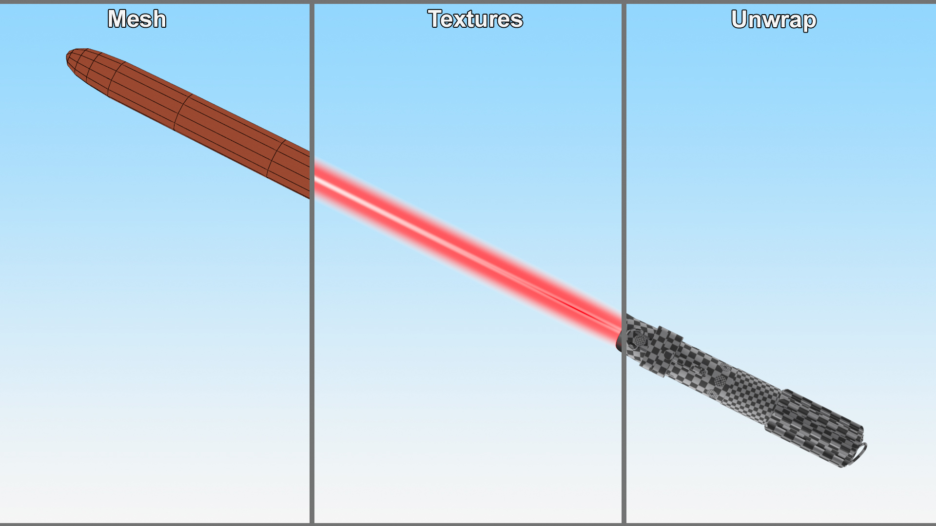 Lord Darth Vader Energy Sword 3D model