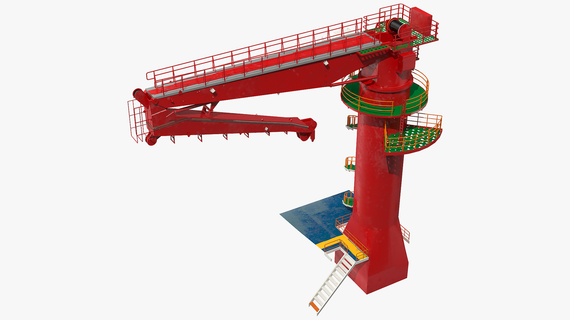 3D model Hydraulic Crane