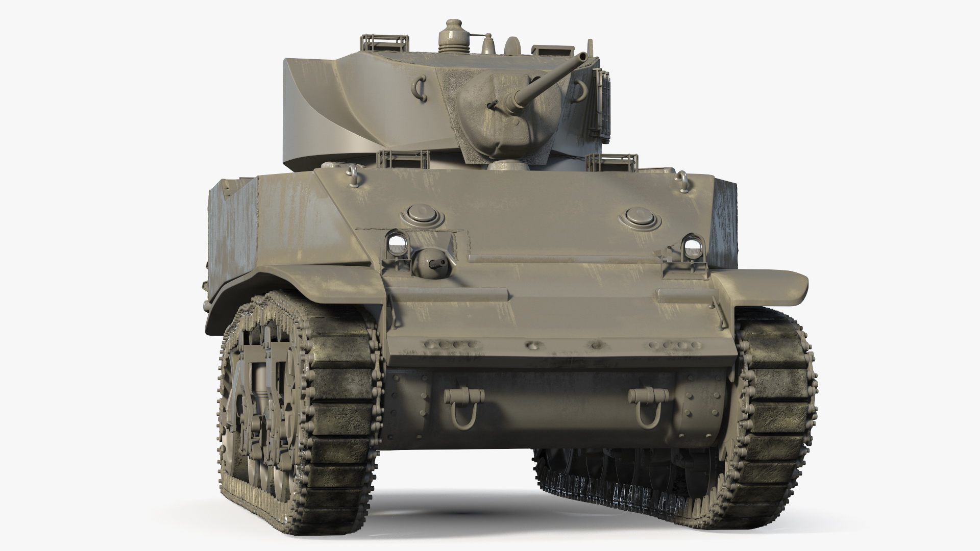 3D model M5 Stuart Light Tank