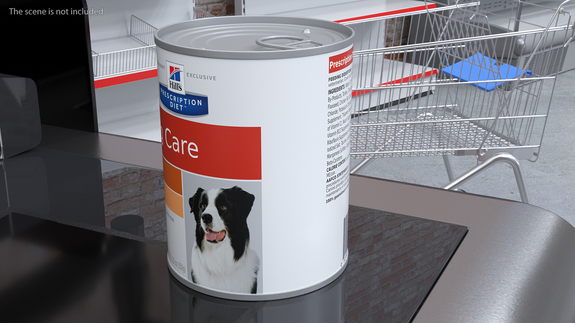 Hills Aging Care Canned Dog Food 3D