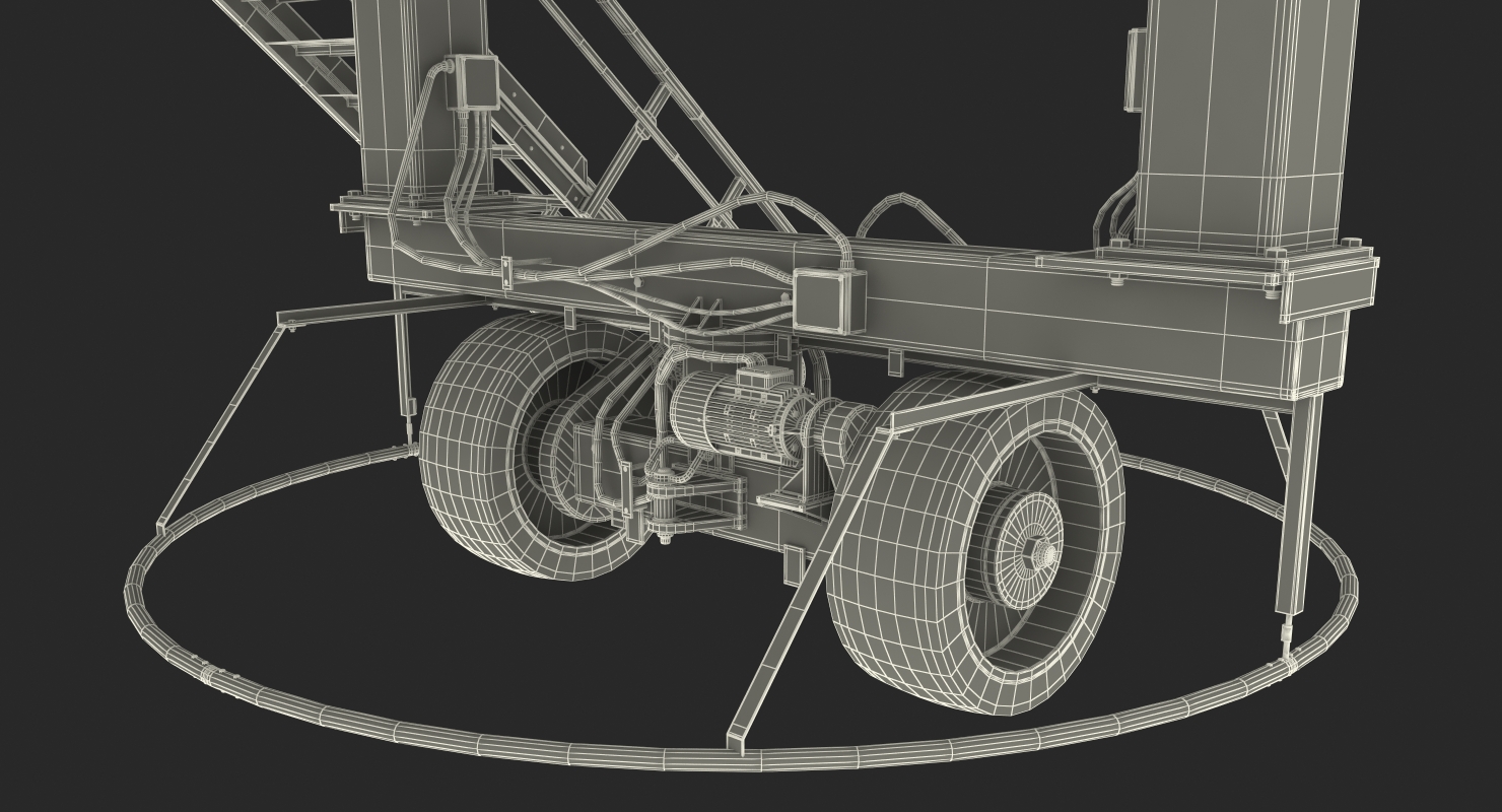 3D model Airport Terminal Jetway Bridge