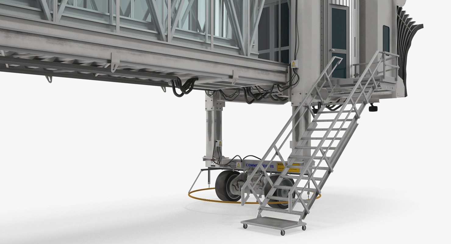 3D model Airport Terminal Jetway Bridge