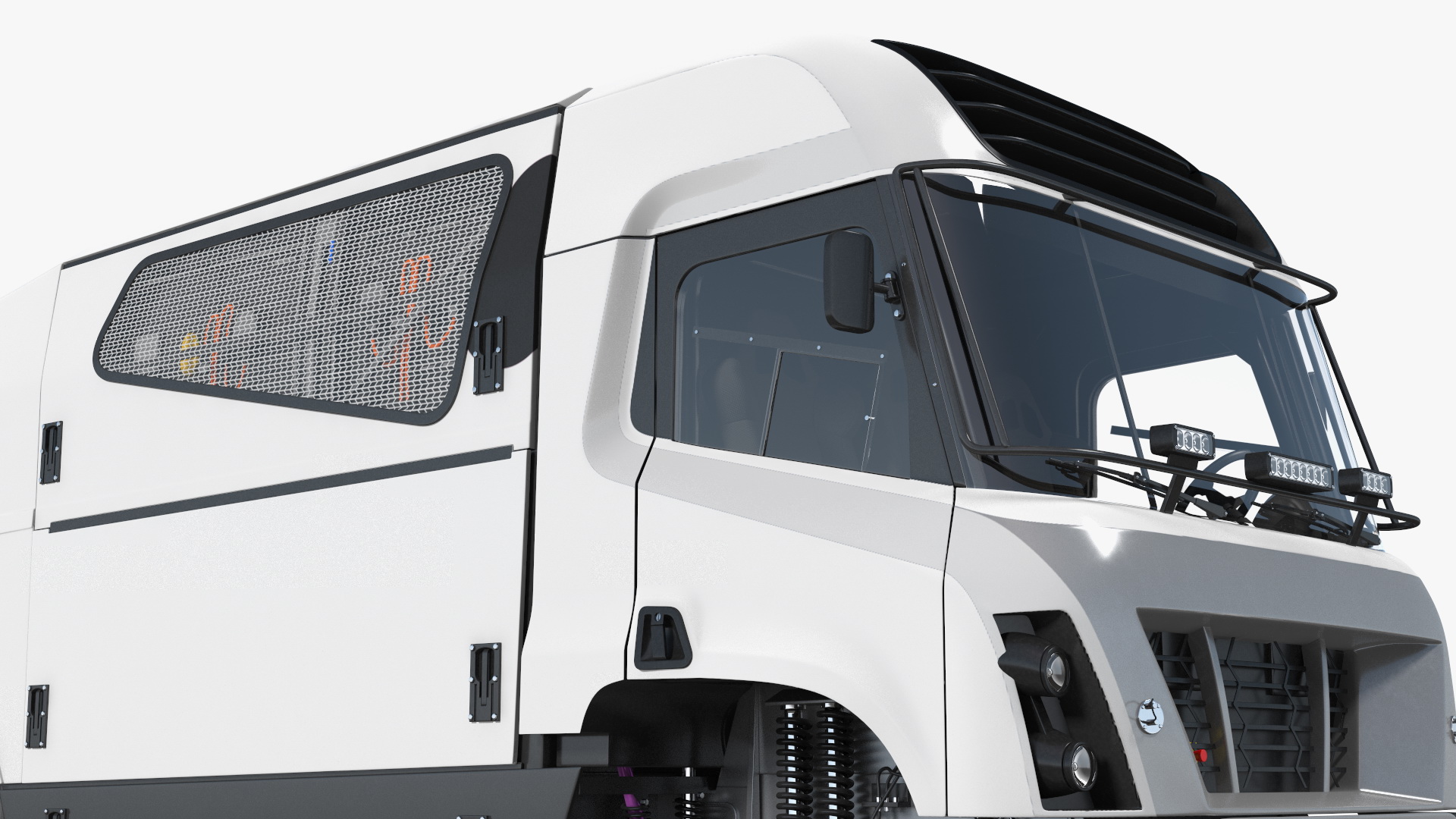 3D model Racing Truck Hydrogen Powered Simple Interior