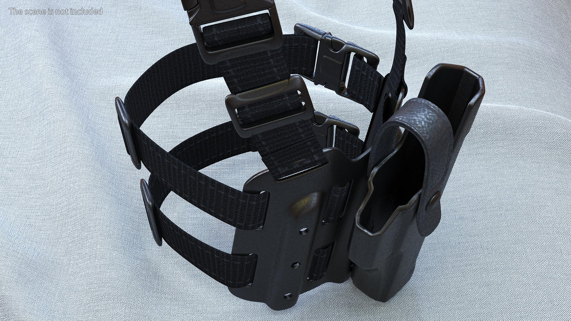 3D model Universal Tactical Drop Leg Holster