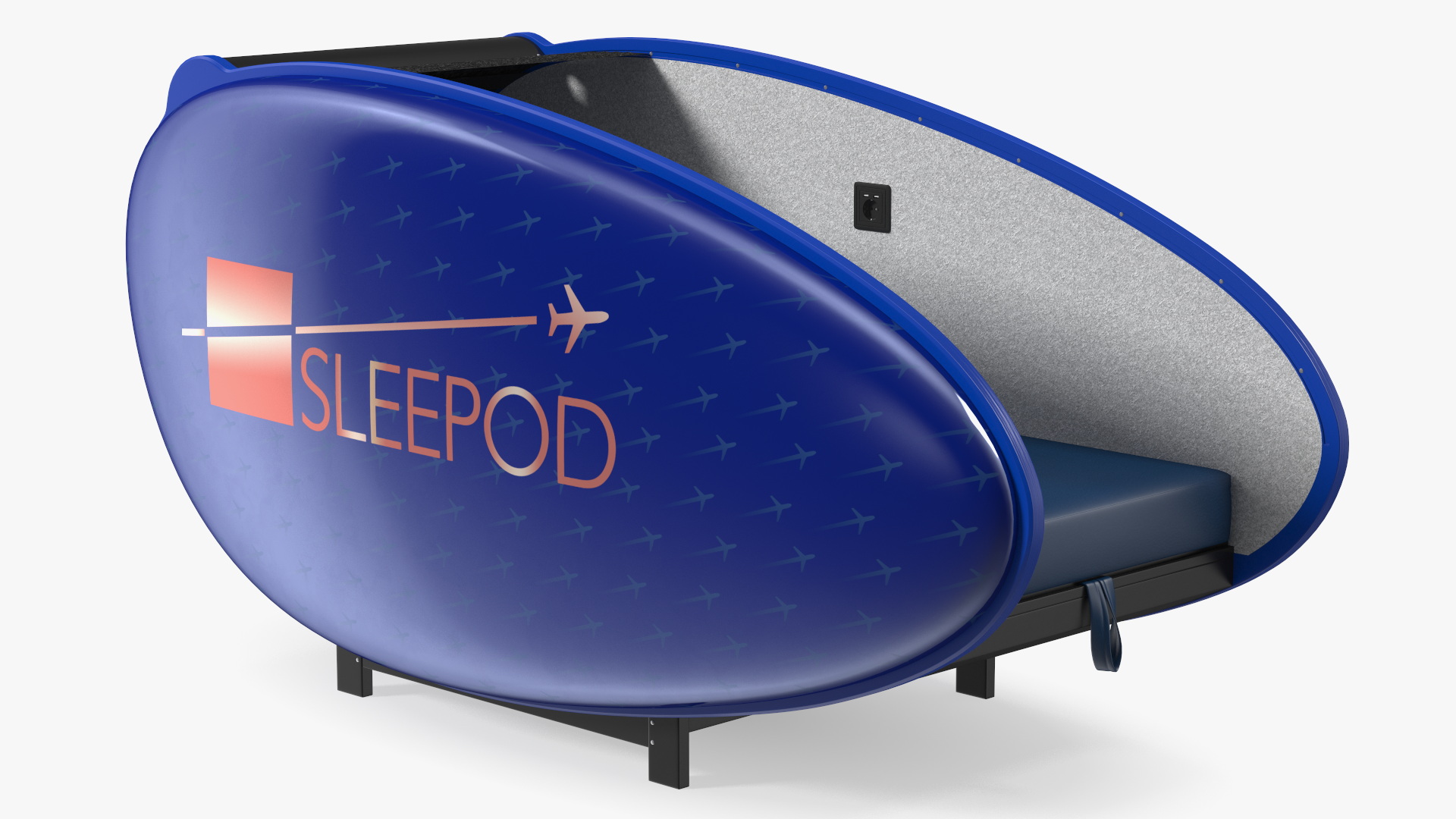 3D IGA Sleepod Rigged model