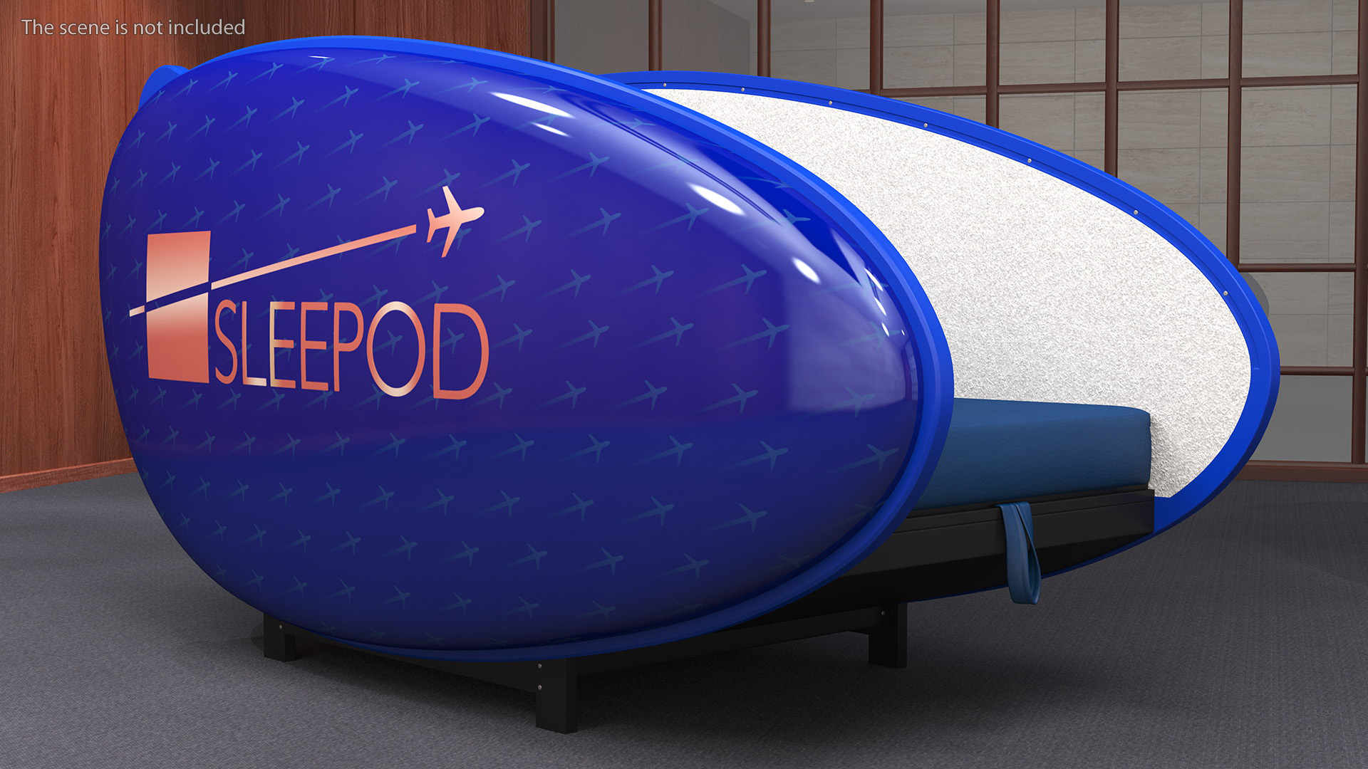 3D IGA Sleepod Rigged model