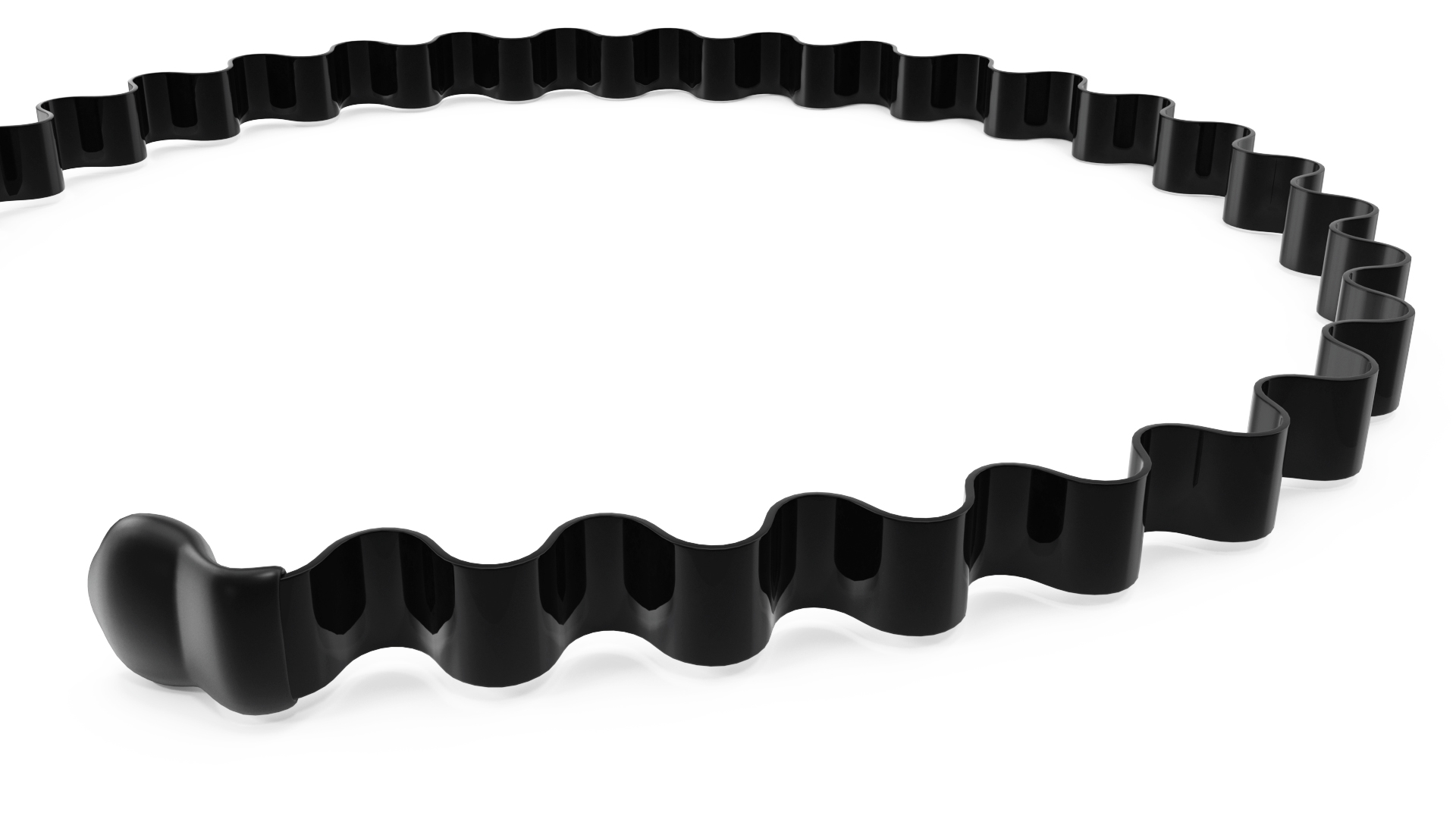 3D model Unisex Headband Wave