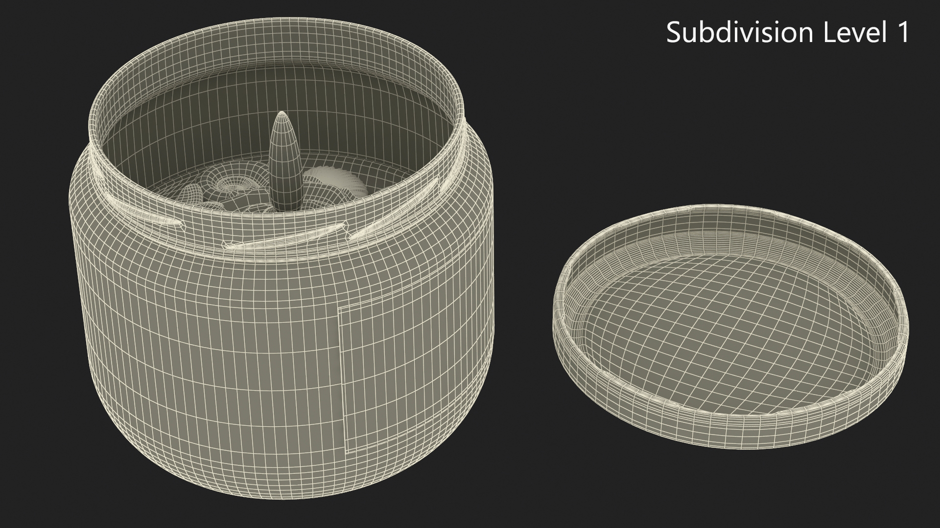 3D model Jar Candle ReStory Fire Burns with Cover