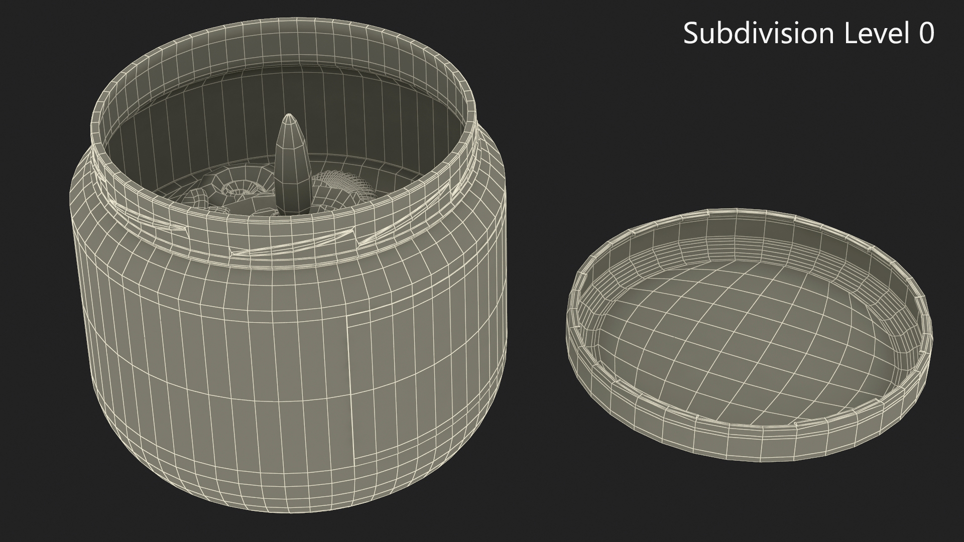 3D model Jar Candle ReStory Fire Burns with Cover