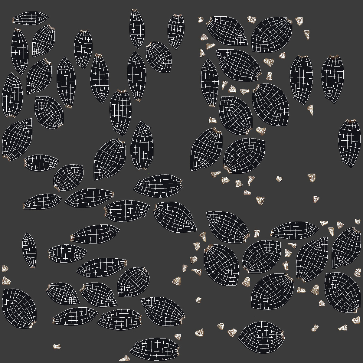 3D Bowl of Various Berries model