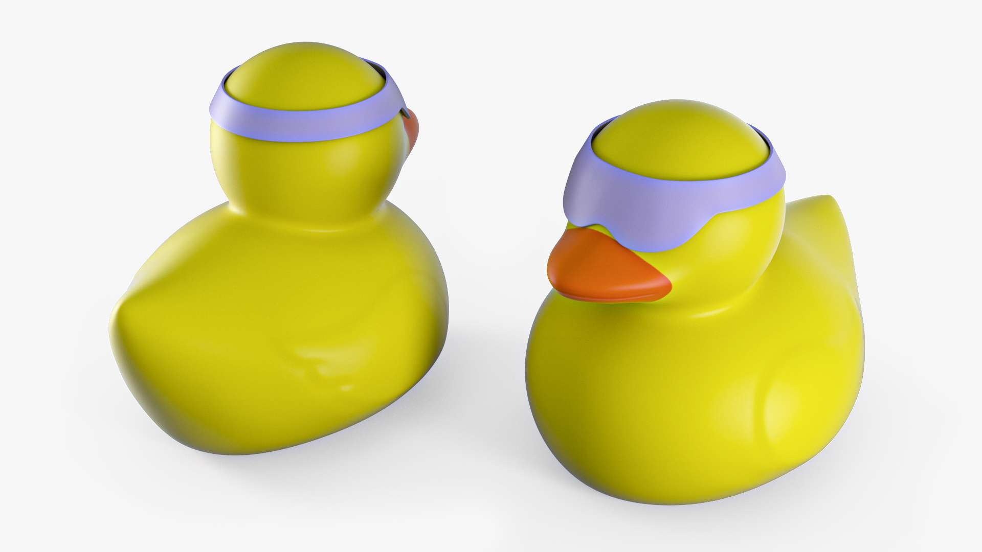 Glasses Lilac for Rubber Duck 3D model