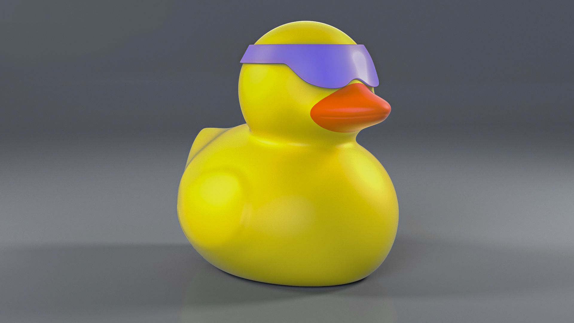 Glasses Lilac for Rubber Duck 3D model